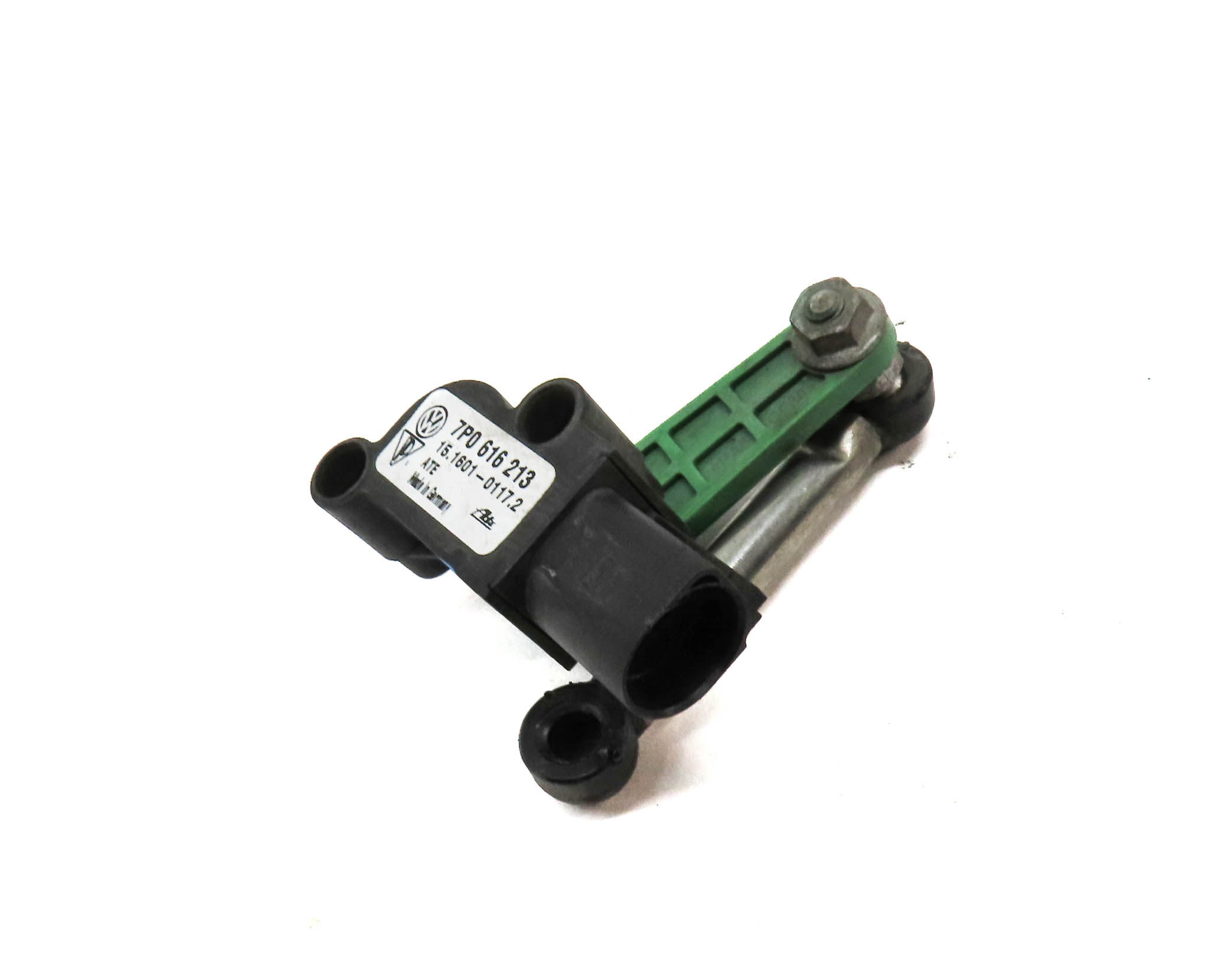 2011 PORSCHE CAYENNE (958) FRONT LEFT DRIVER HEIGHT LEVEL SENSOR — exact item pictured